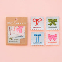 Sarah Hearts - Premium Woven Labels