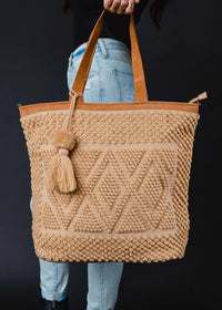 Panache Apparel Co. - Diamond Pattern Tote