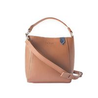Tin Marin - Yaya Leather Bucket Bag with Mai Woven Bag Strap