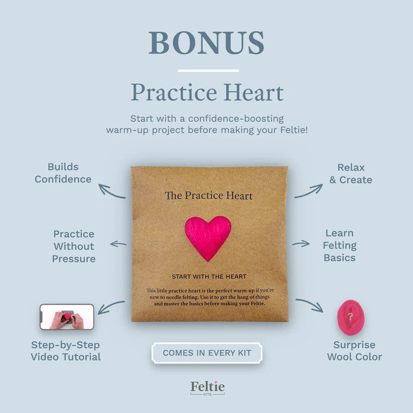 Feltie Kits - Beginner Needle Felting Kits