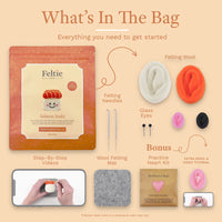 Feltie Kits - Beginner Needle Felting Kits