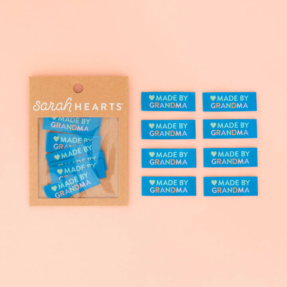 Sarah Hearts - Premium Woven Labels