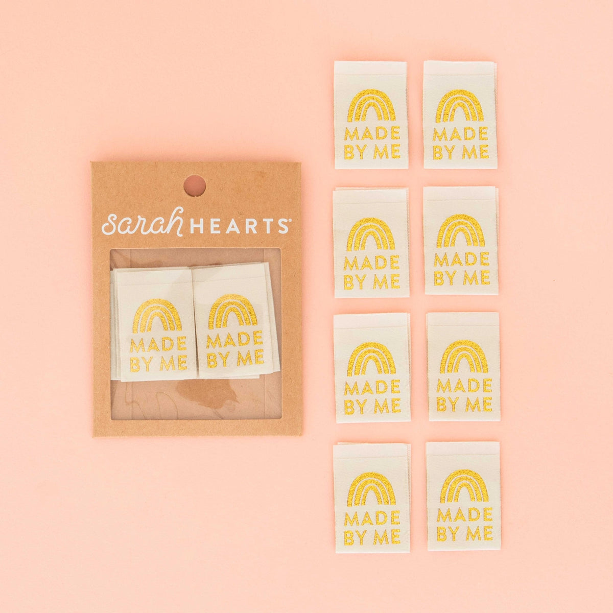 Sarah Hearts - Premium Woven Labels