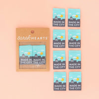 Sarah Hearts - Premium Woven Labels