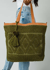 Panache Apparel Co. - Diamond Pattern Tote