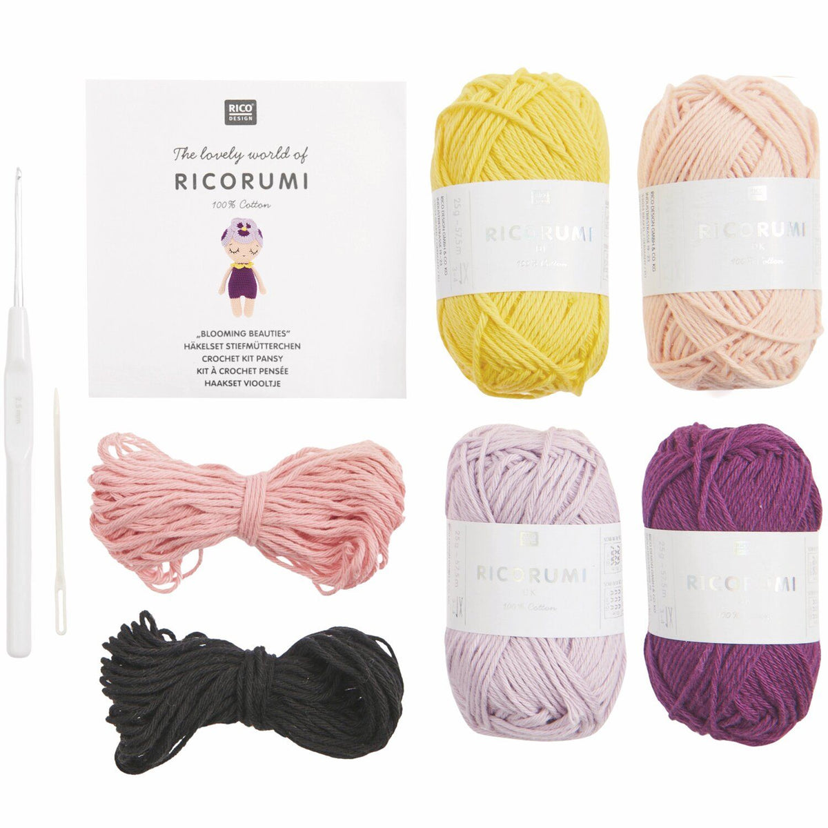 Rico Design - Ricorumi Blooming Beauties Crochet Kit