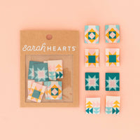 Sarah Hearts - Premium Woven Labels