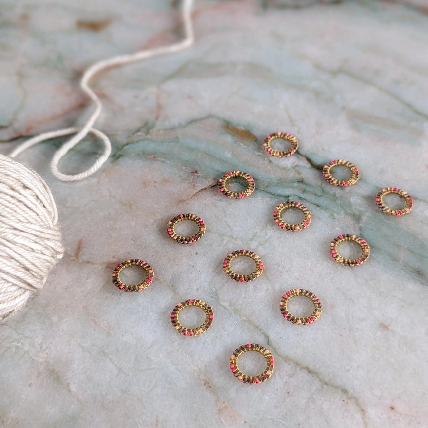Thread & Maple - Bead Ring Stitch Markers