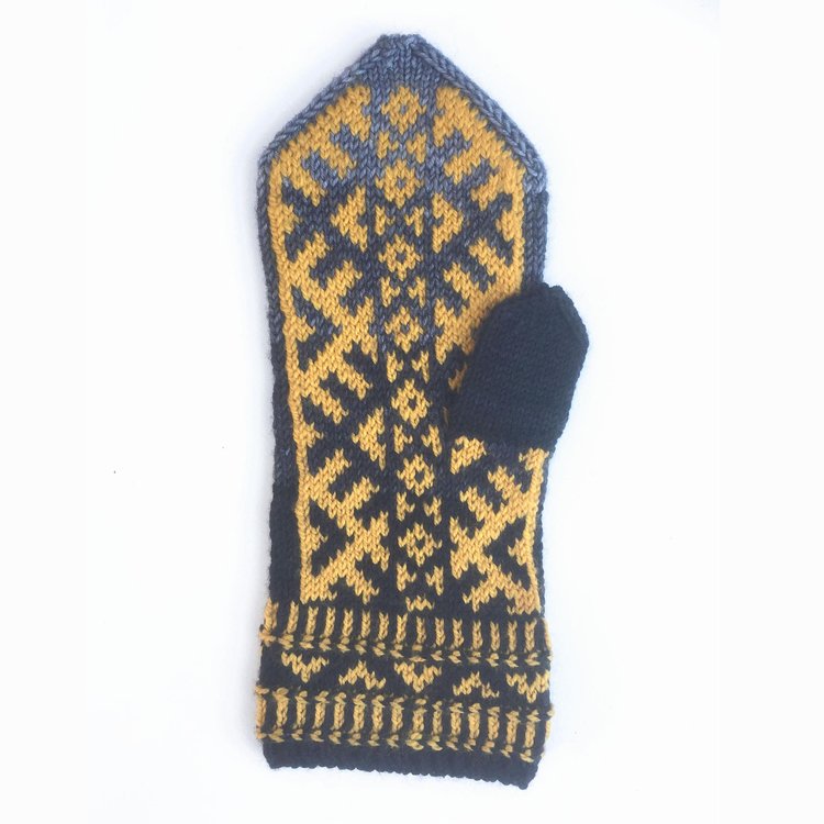 Color & Knit, Mittens by Aleks Byrd
