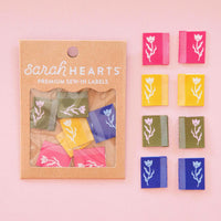 Sarah Hearts - Premium Woven Labels