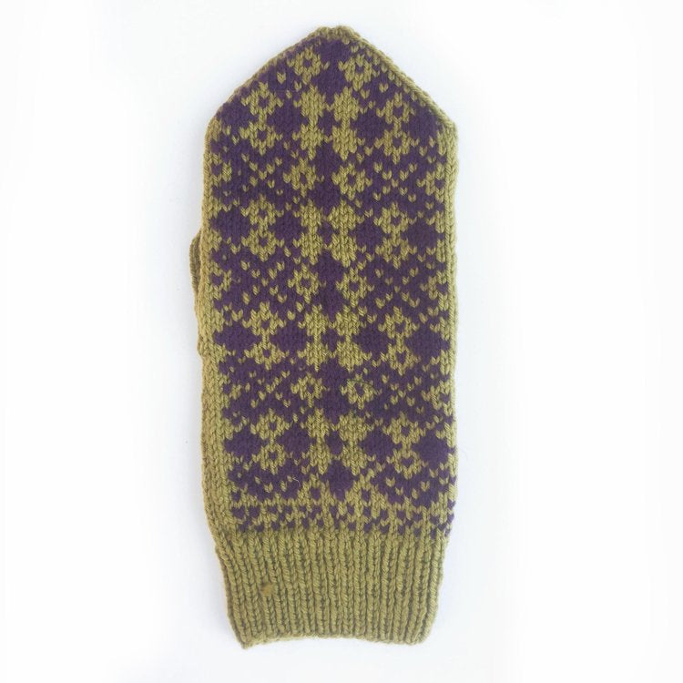 Adirondacks Slipper Socks Fairisle Free Knitting Pattern - Knitting Bee