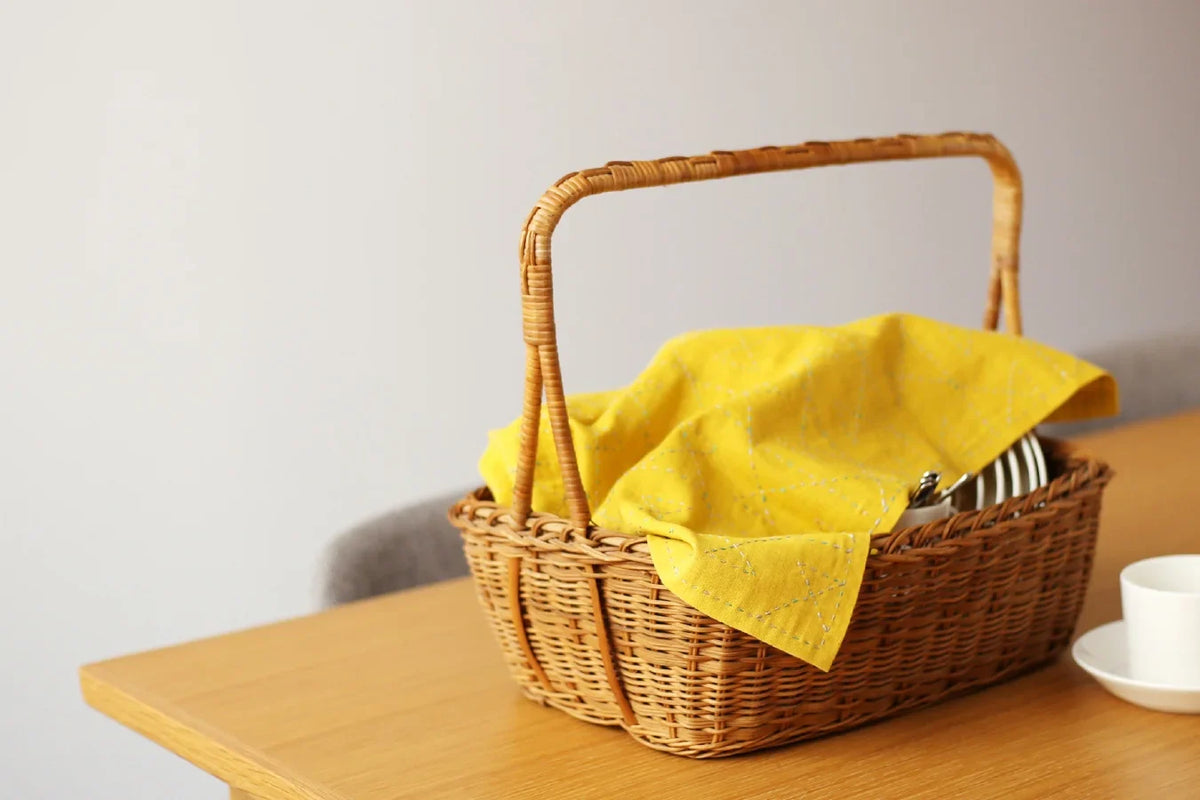 Daruma - Sashiko Cloth