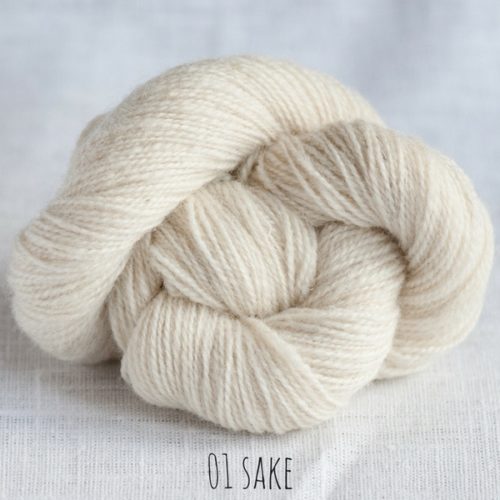 Tuku Wool - Fingering 2-ply white Yarn