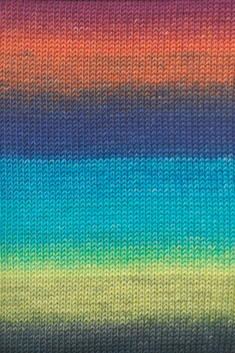 Lang Merino 150 Degrade - Rainbow Wave (Color #08)