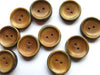 buttons 2976 concave ginger (20mm)