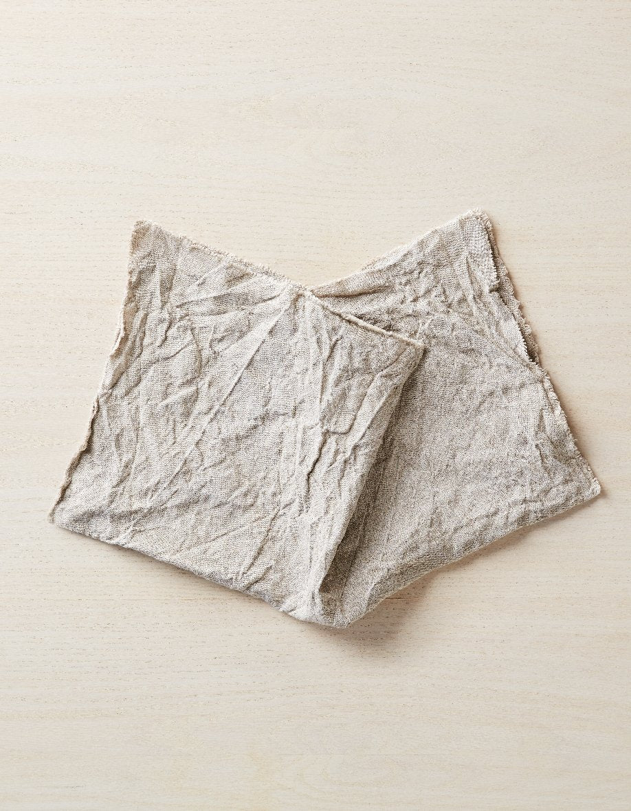 Cocoknits Rustic Linen Four Corner Bag