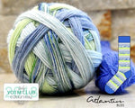 bliss by the cozy knitter atlantis (blue mini)