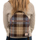 Blue Brown Check TRT021