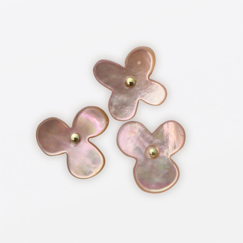 Flower Push Pins of Oyster Shell by Cohana