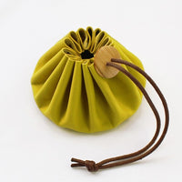 Golden Himeji Leather Pouch