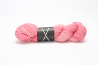 boots by the knitting loft - merino fingering yarn (part 1) coral pink