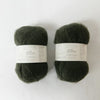 biches & bûches: le petit silk & mohair dark green grey