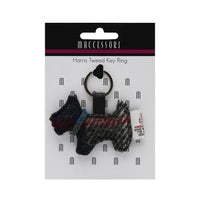 Harris Tweed Dog Keyring