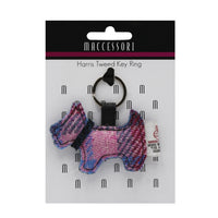 Harris Tweed Dog Keyring