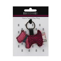 Harris Tweed Dog Keyring