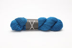 boots by the knitting loft - merino fingering yarn (part 1) egyptian blue