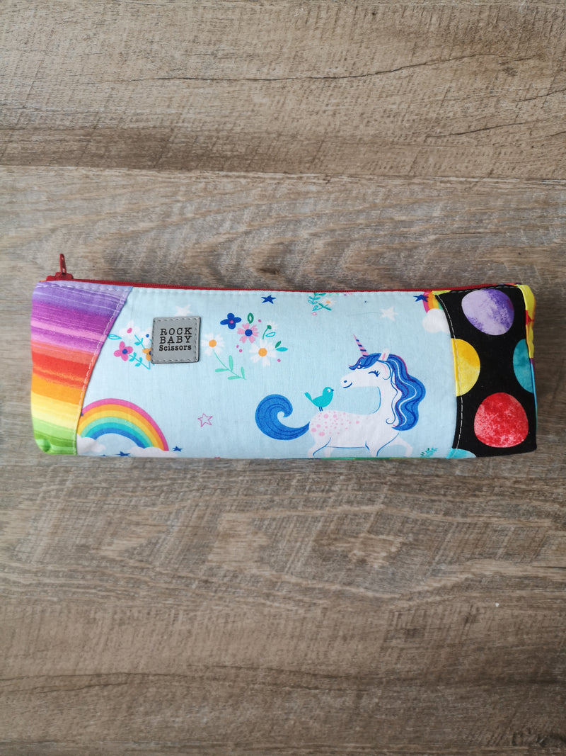 Rock Baby Scissors - Patchwork Pencil Cases
