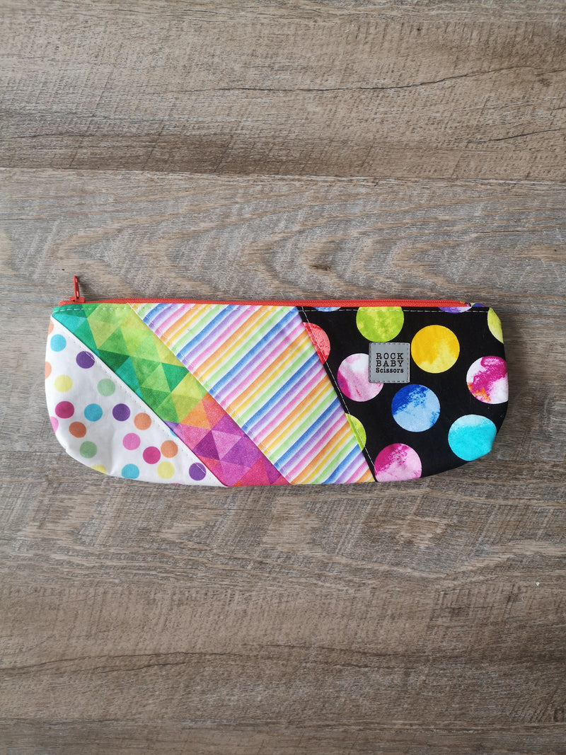 Rock Baby Scissors - Patchwork Pencil Cases