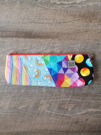 Rock Baby Scissors - Patchwork Pencil Cases