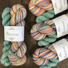 bliss by the cozy knitter sunkissed (green mini)
