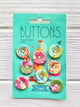 Abloom - Yellow/Teal (18mm / 8 pcs)