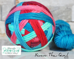 bliss by the cozy knitter kiss the girl (blue mini)