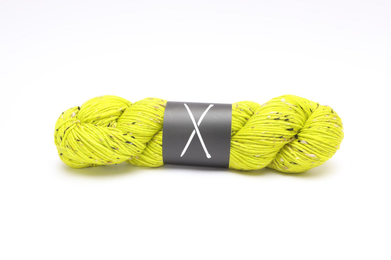 Flecks by The Knitting Loft - Tweed DK Lime Coloured Yarn - Toronto, Canada & Online
