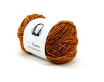 (vi)laines yarnlings - chaussettes sock nasturtium flowers in the hair (4e02)