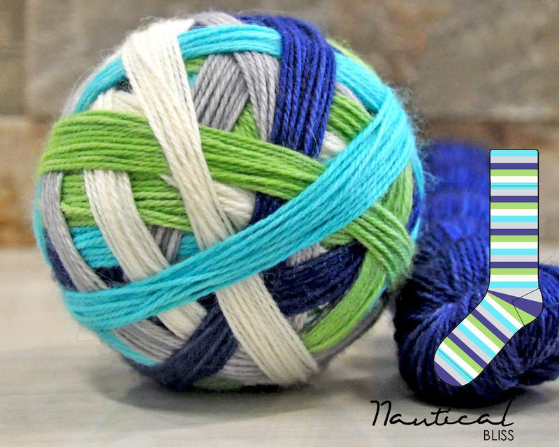 bliss by the cozy knitter nautical (navy mini)