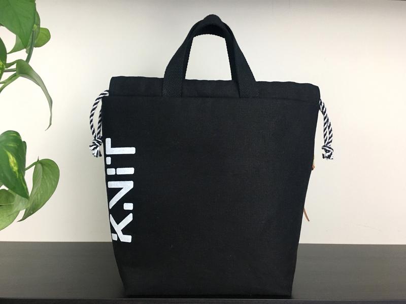 TKL Exclusive Pearadise Island Craft and Knitting Black Project Bags