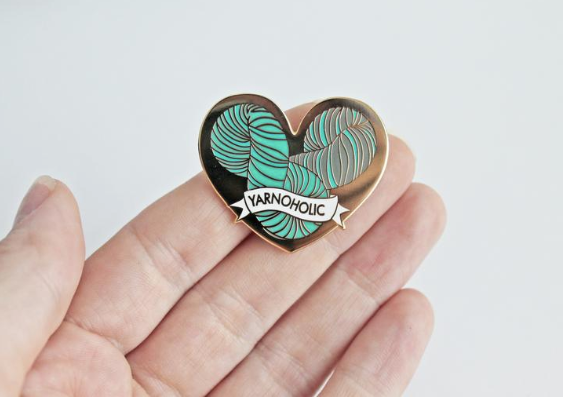 Enamel Pins by Twill & Print Available in Canada – The Knitting Loft