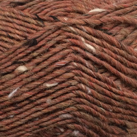 camarose - lama tweed kastaniebrun 6412