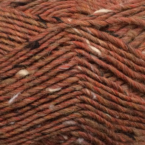 camarose - lama tweed kastaniebrun 6412
