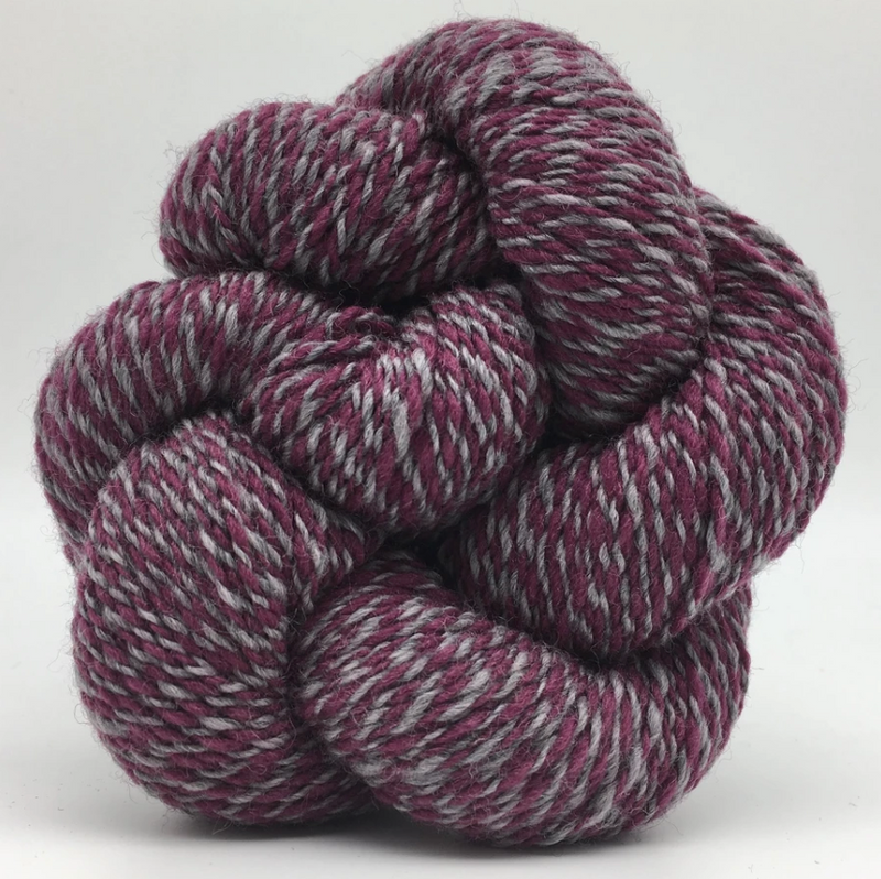Spincycle Yarns Versus 100% Fine Wool Blend yarn