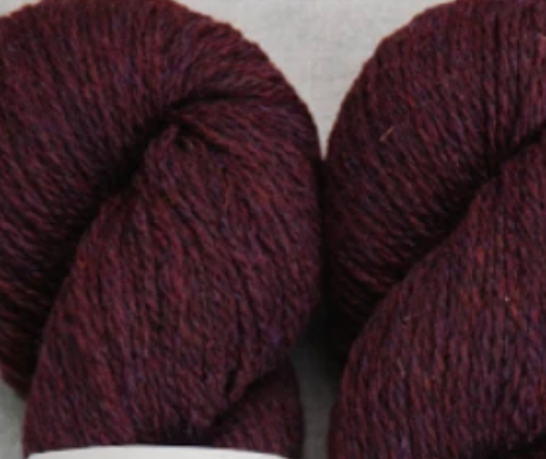 biches & bûches - le petit lambswool dark burgundy grey