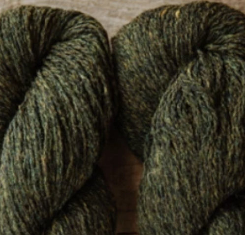 biches & bûches - le petit lambswool dark green grey