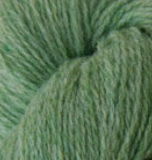 biches & bûches - le petit lambswool light green