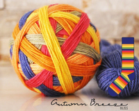 bliss by the cozy knitter autumn breeze (blue mini)