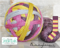 bliss by the cozy knitter berrylicious (purple mini)