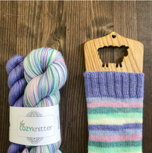 bliss by the cozy knitter bouquet (purple mini)